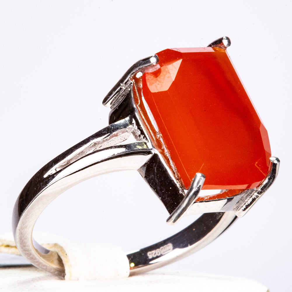 Silberring mit Karneol 2 