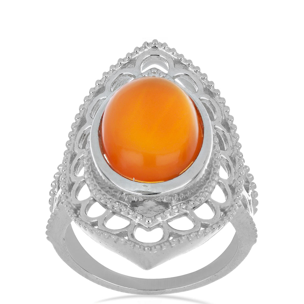 Silberring mit Karneol 2 