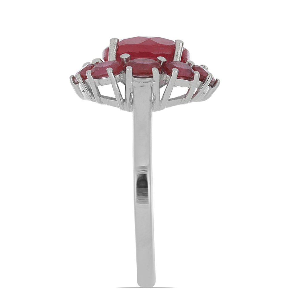 Silberring mit Rubin aus Madagaskar 4 