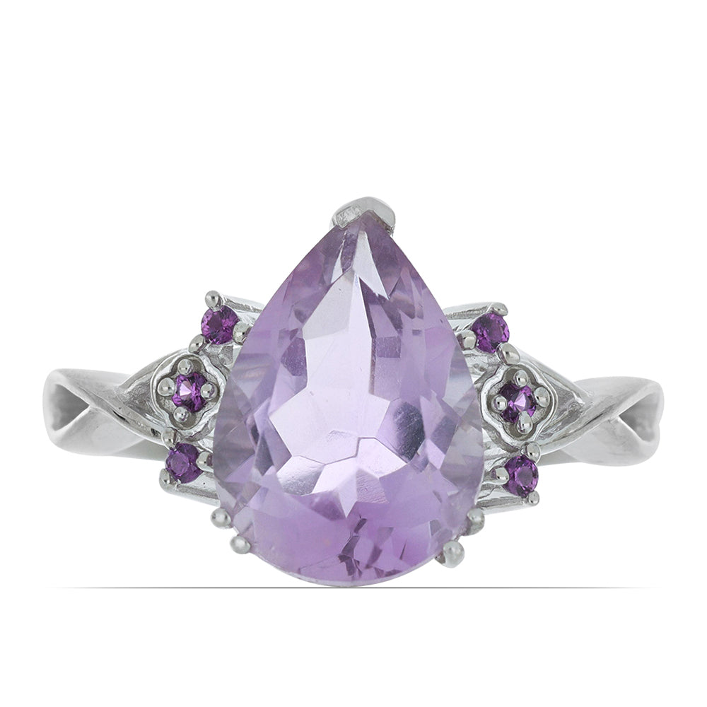 Silberring mit Amethyst aus Vera Cruz