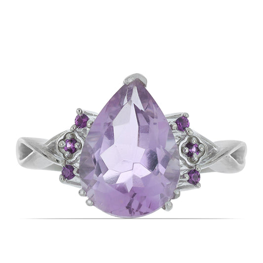 Silberring mit Amethyst aus Vera Cruz