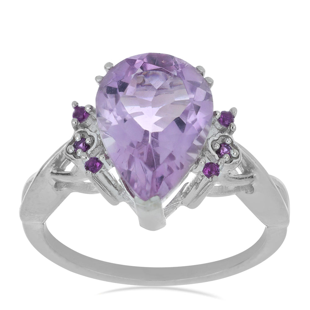 Silberring mit Amethyst aus Vera Cruz