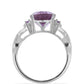 Silberring mit Amethyst aus Vera Cruz