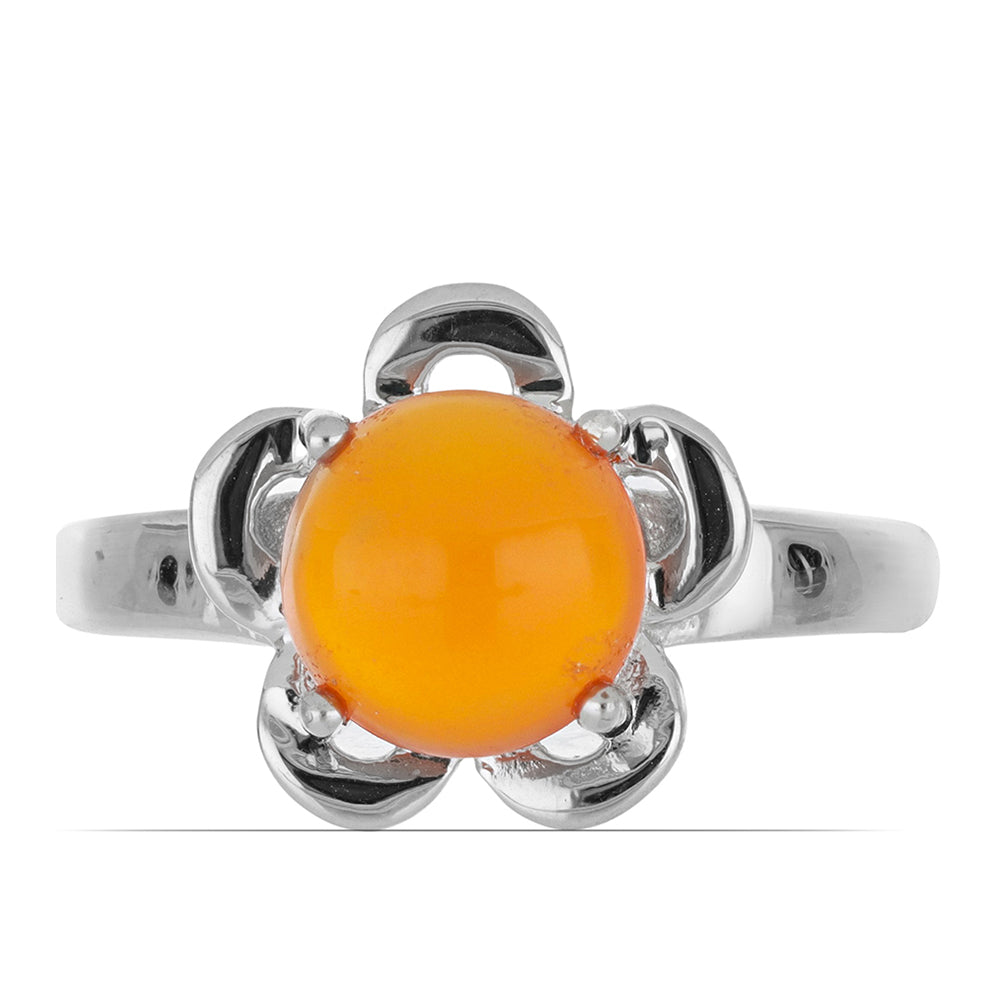 Silberring mit Karneol
