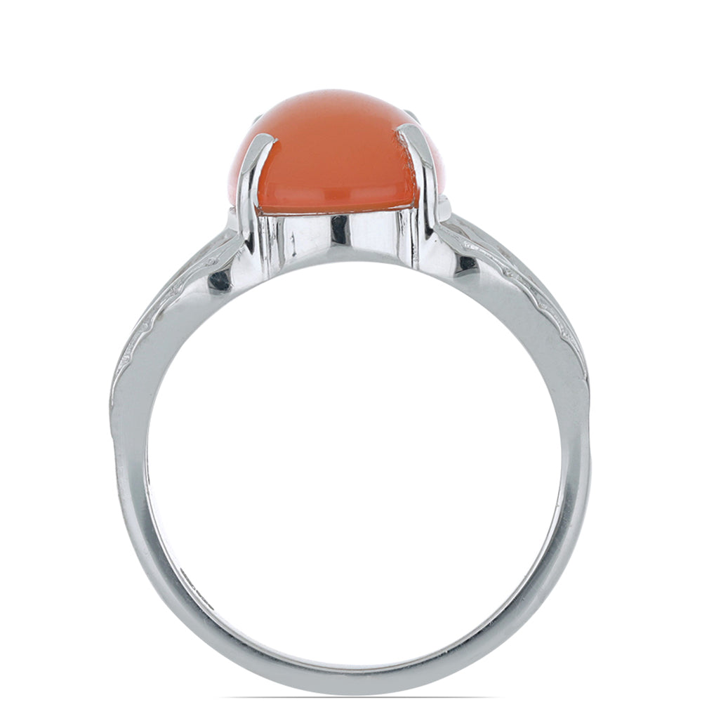 Silberring mit Karneol