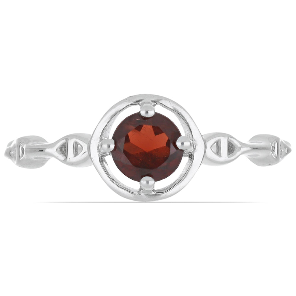 Silberring mit Barton Granat