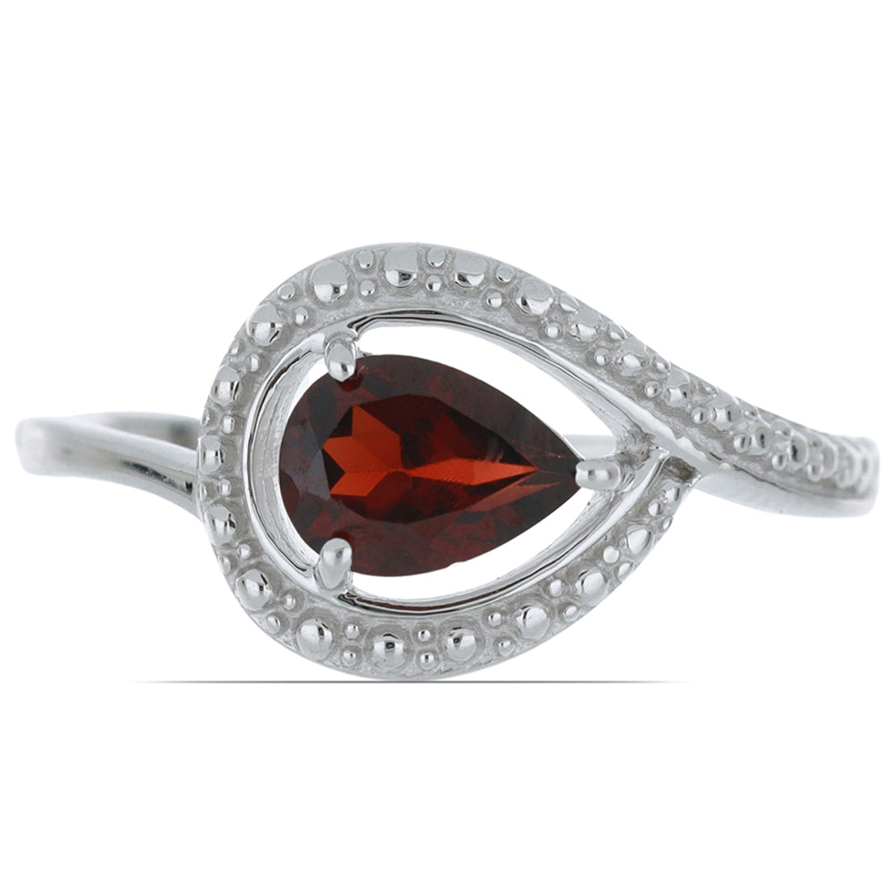 Silberring mit Barton Granat 1 