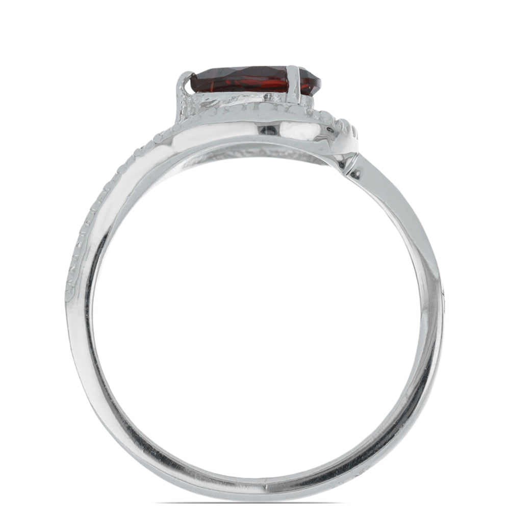 Silberring mit Barton Granat 2 