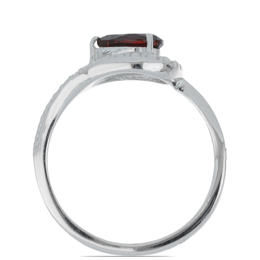 Silberring mit Barton Granat