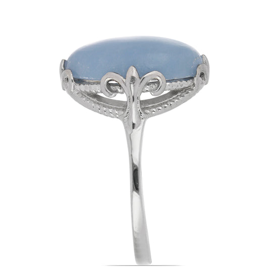 Silberring mit El Cubo Angelit