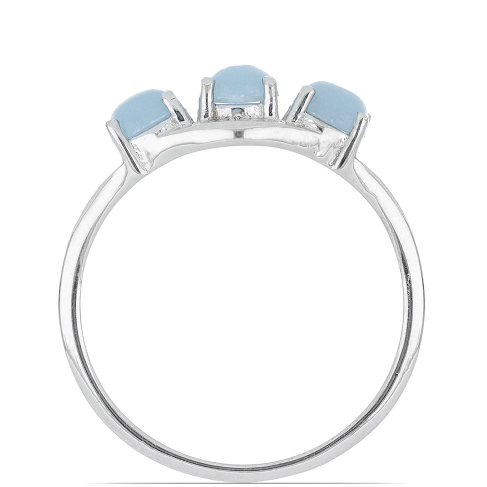Silberring mit El Cubo Angelit