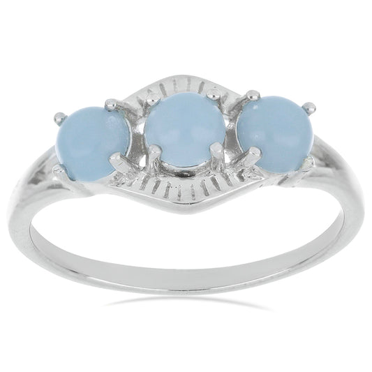 Silberring mit El Cubo Angelit