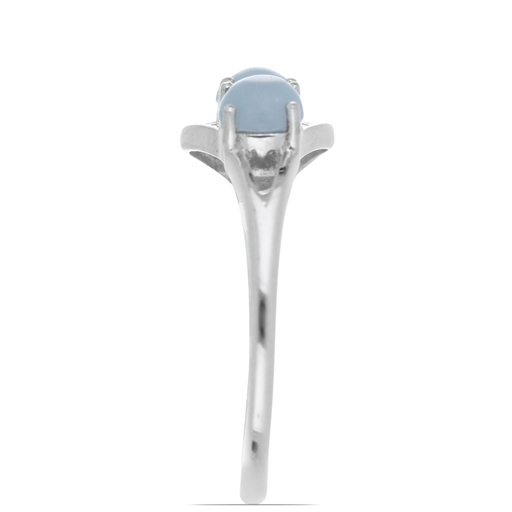 Silberring mit El Cubo Angelit
