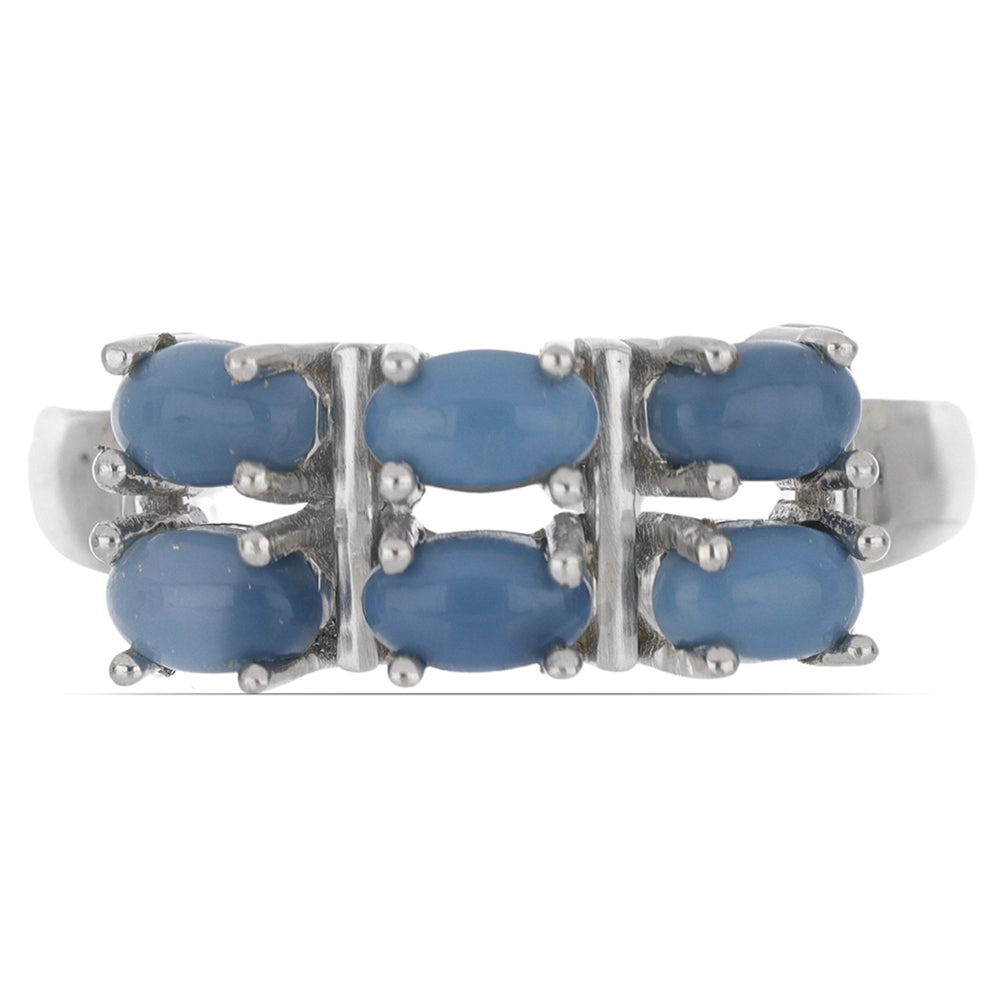 Silberring mit El Cubo Angelit