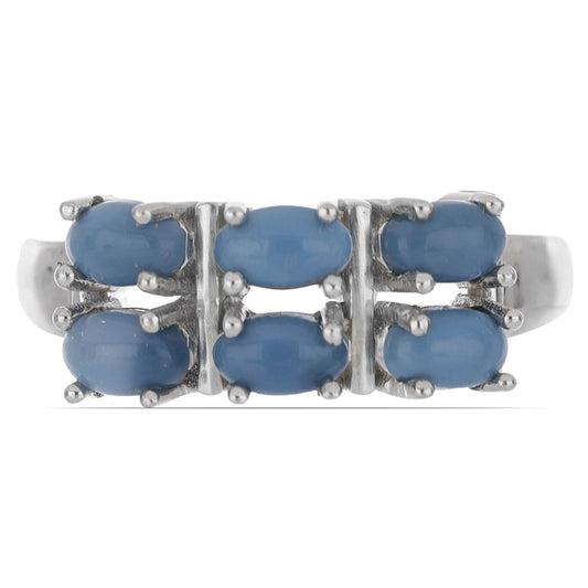 Silberring mit El Cubo Angelit