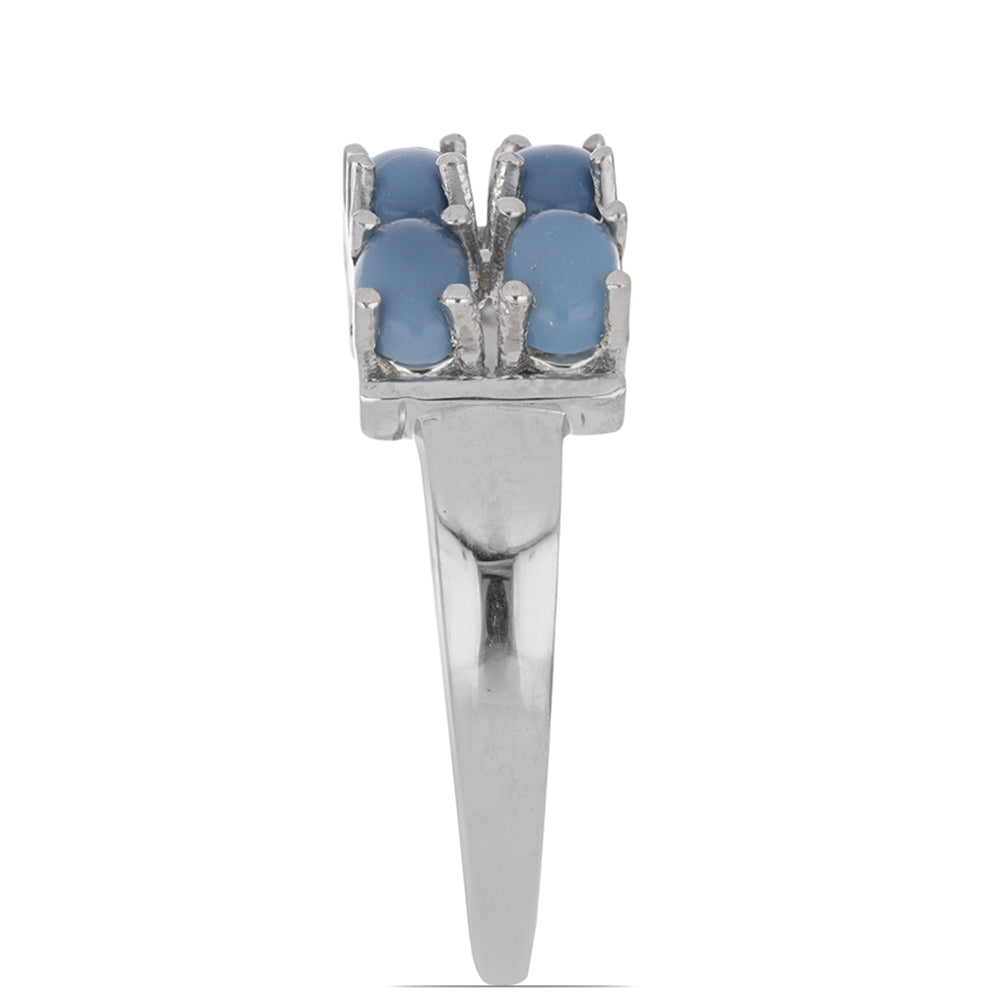 Silberring mit El Cubo Angelit