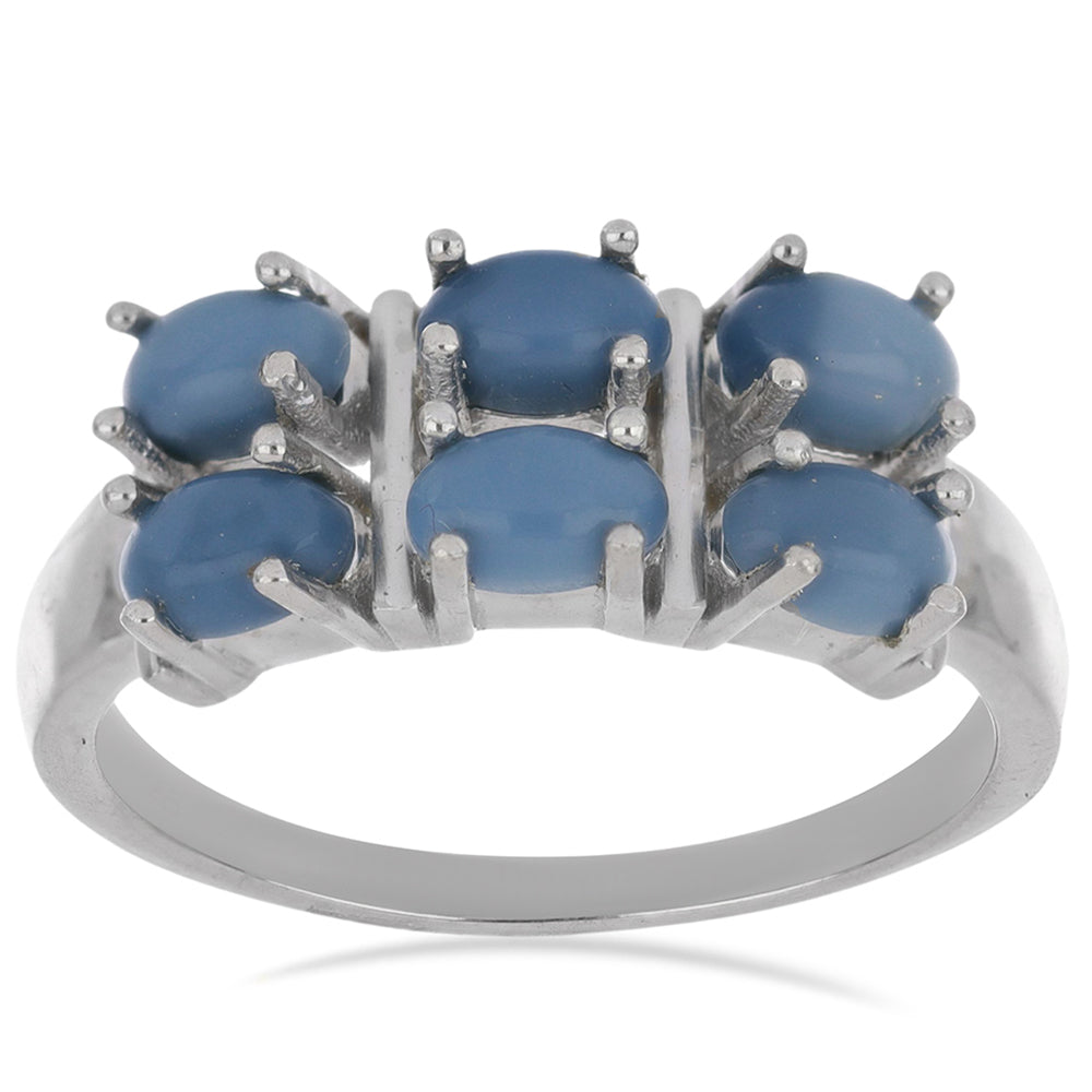 Silberring mit El Cubo Angelit