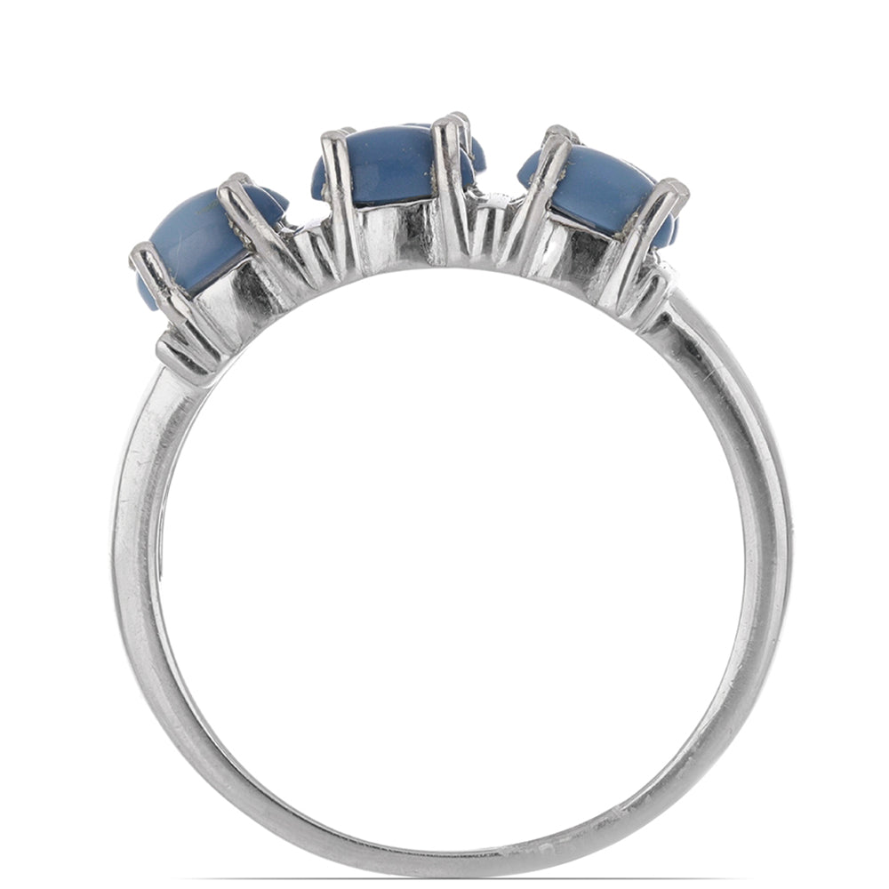 Silberring mit El Cubo Angelit