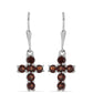 Silberohrringe mit Barton Granat