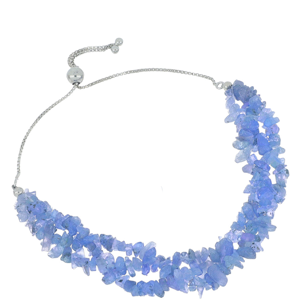 Silberarmband mit Tansanit 1 