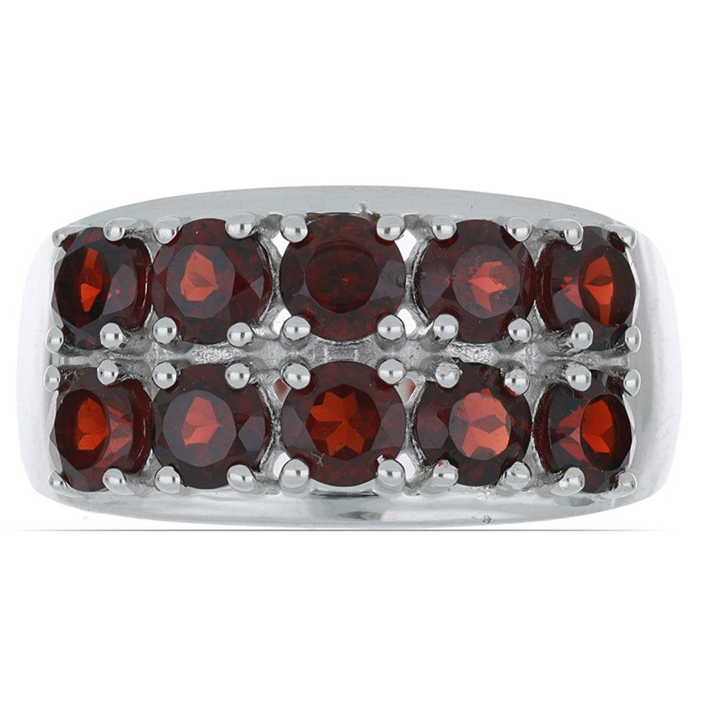 Silberring mit Barton Granat 1 