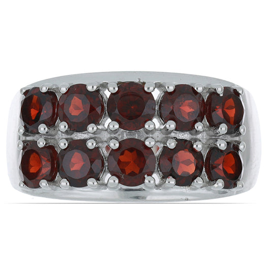 Silberring mit Barton Granat