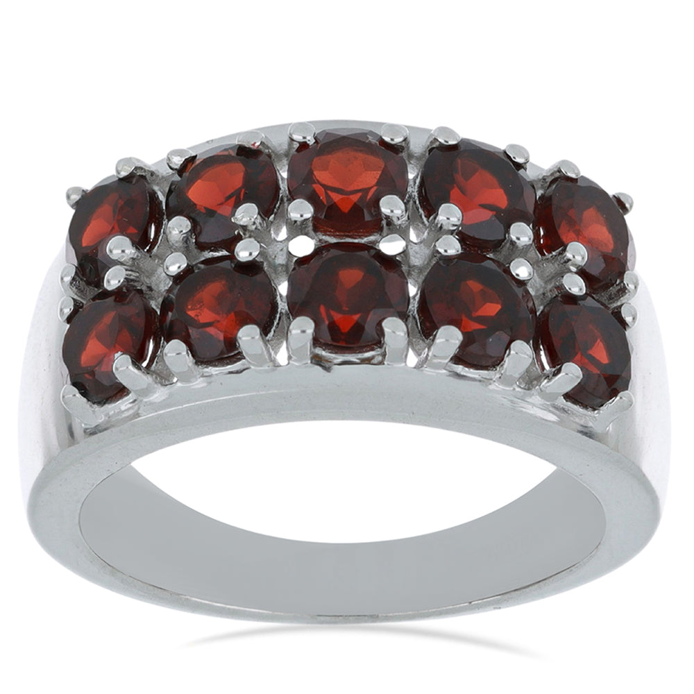 Silberring mit Barton Granat