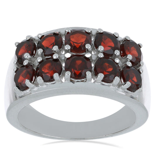 Silberring mit Barton Granat