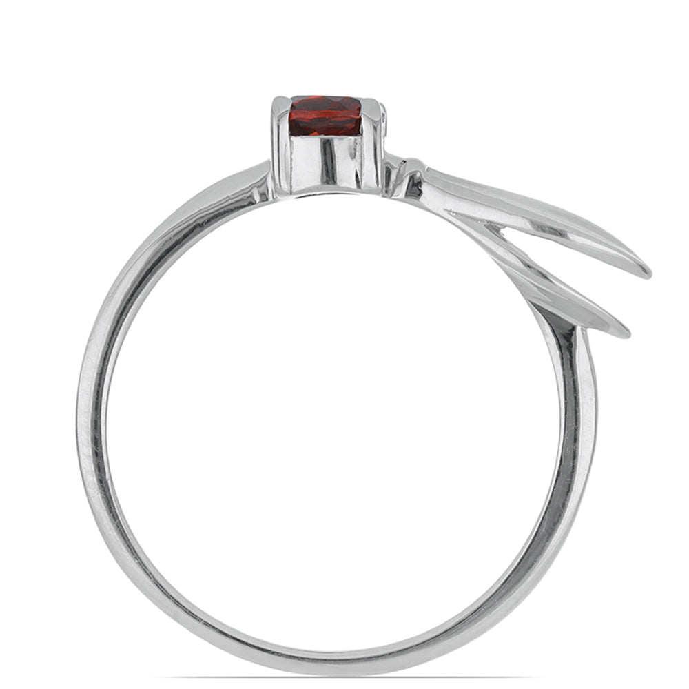 Silberring mit Barton Granat 3 