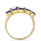 Goldplattierter Silberring mit Lapislazuli aus Badakhshan