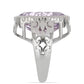 Silberring mit Rose De France Amethyst