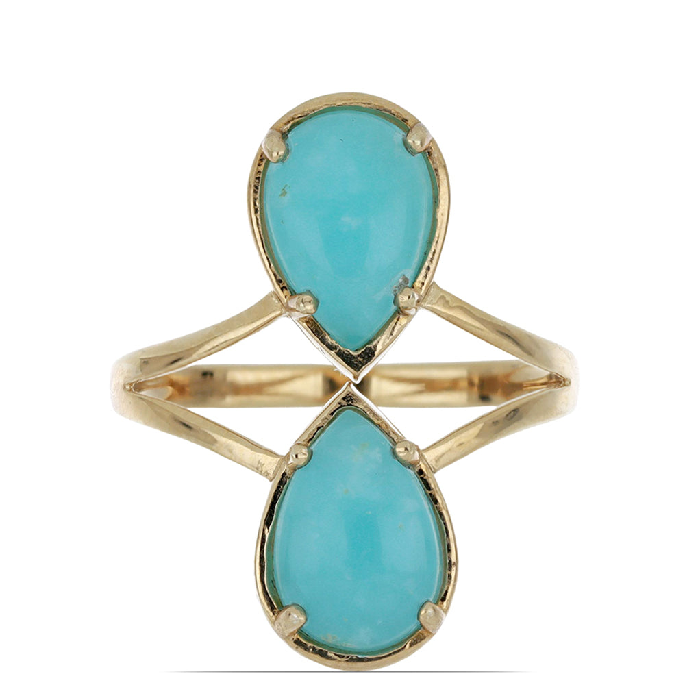 Goldplattierter Silberring 1 