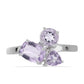 Silberring mit Rose De France Amethyst