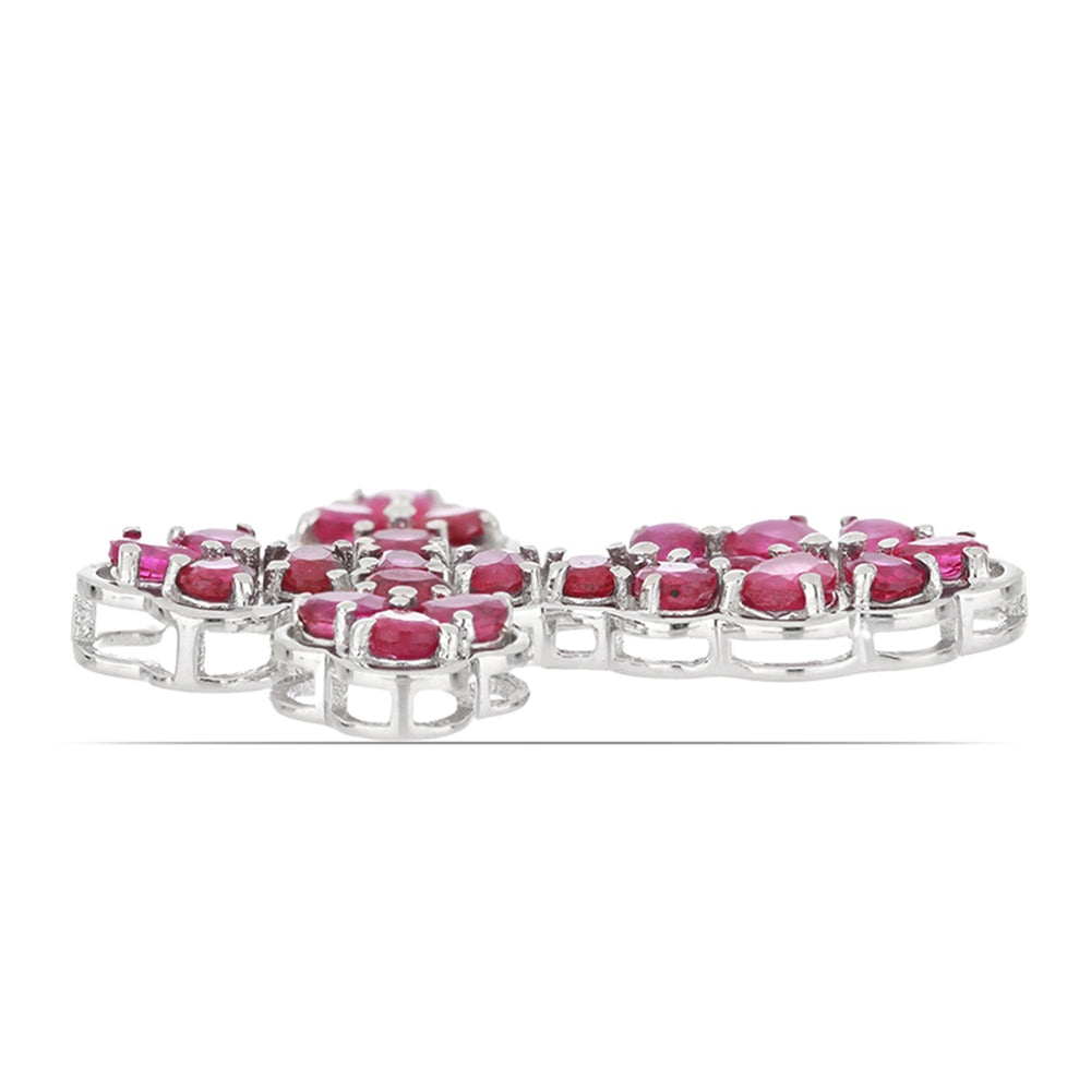 Silberanhänger mit Rubin aus Madagaskar 2 