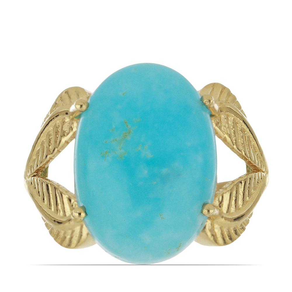 Goldplattierter Silberring 1 