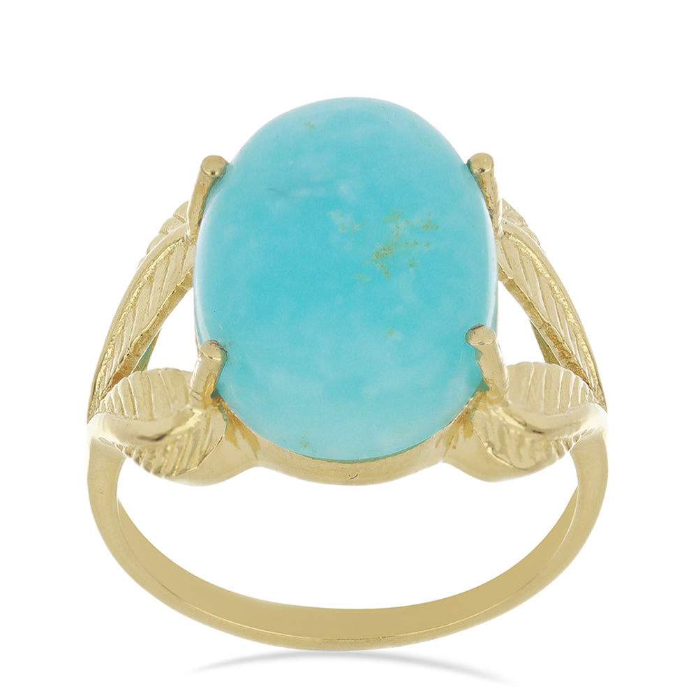 Goldplattierter Silberring