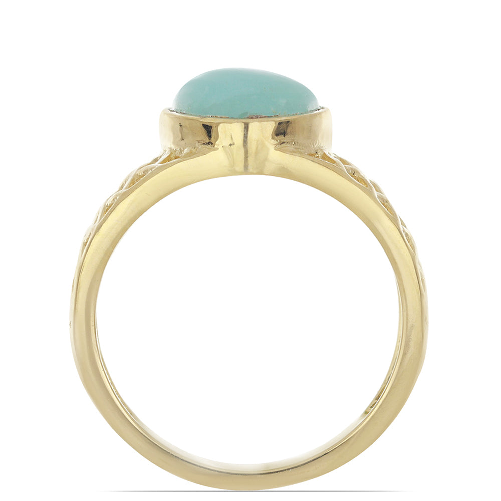 Goldplattierter Silberring 3 