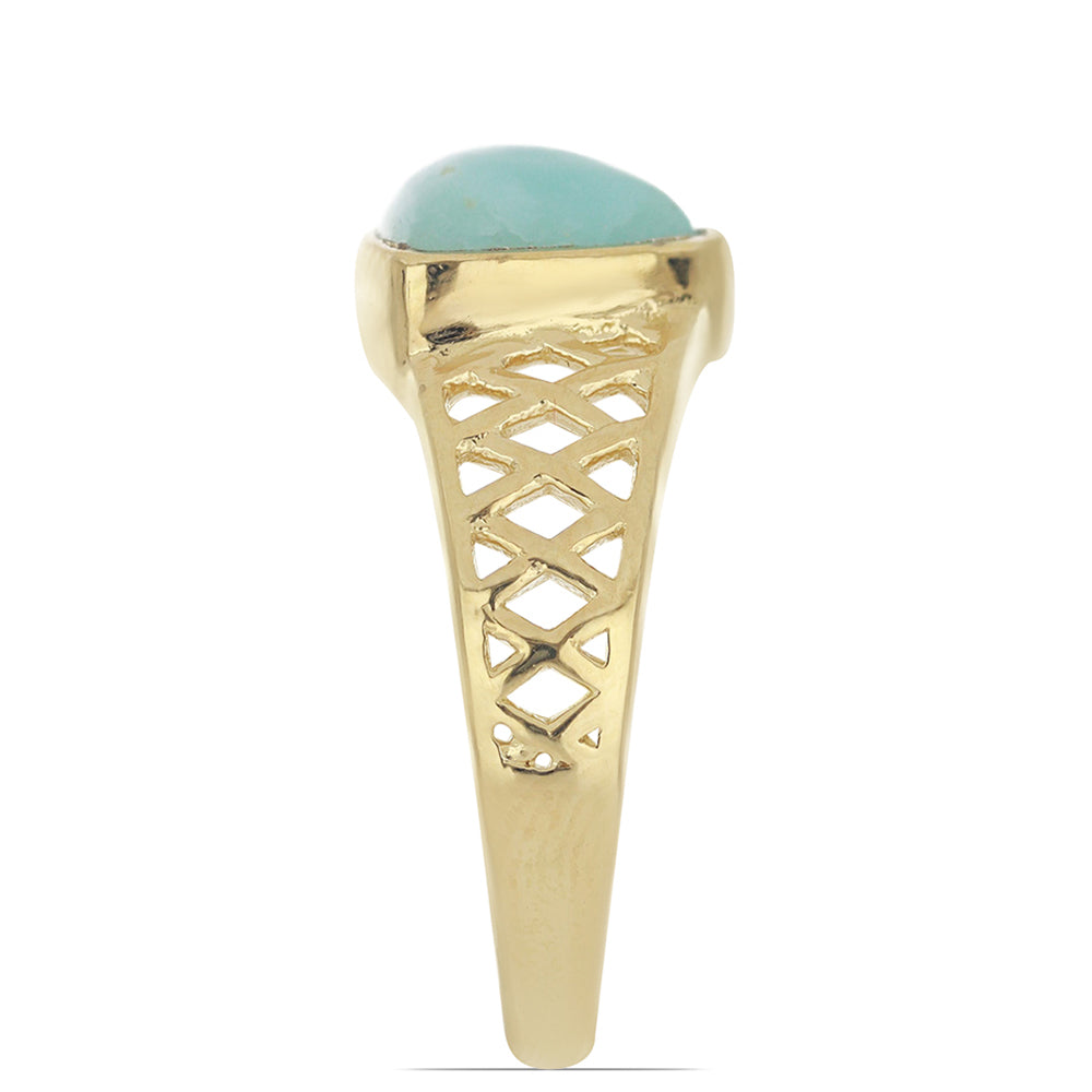Goldplattierter Silberring