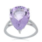 Silberring mit Rose De France Amethyst