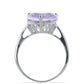 Silberring mit Rose De France Amethyst