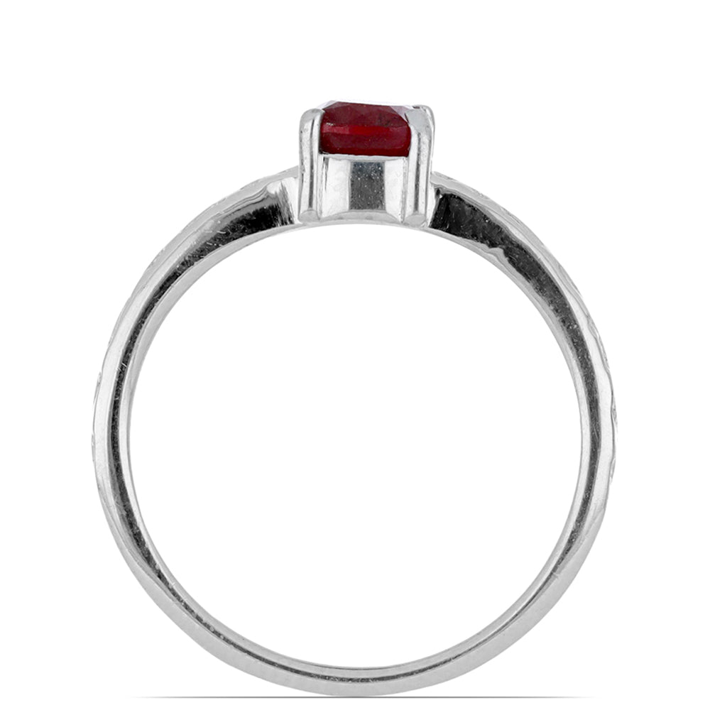 Silberring mit Rubin aus Madagaskar 3 