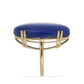 Goldplattierter Silberring mit Lapislazuli aus Badakhshan
