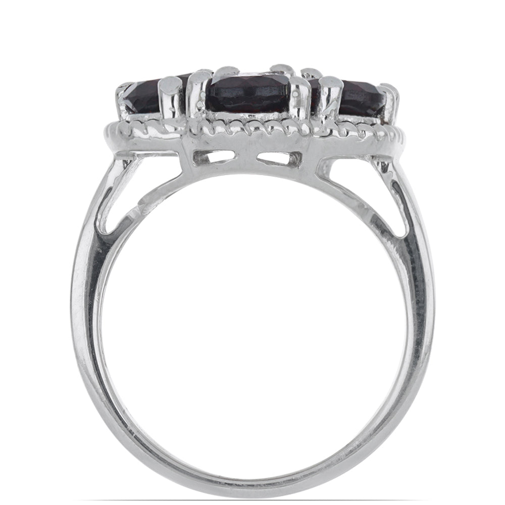 Silberring mit Barton Granat