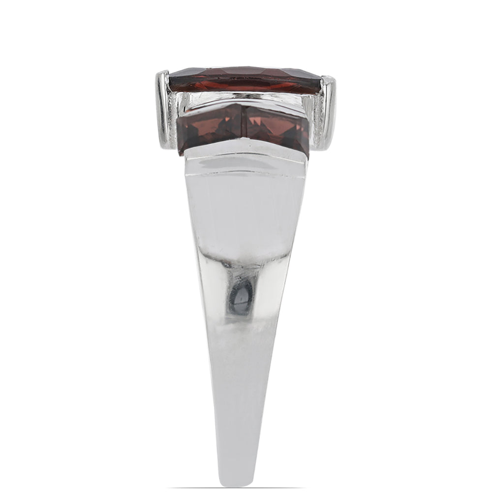 Silberring mit Barton Granat 3 