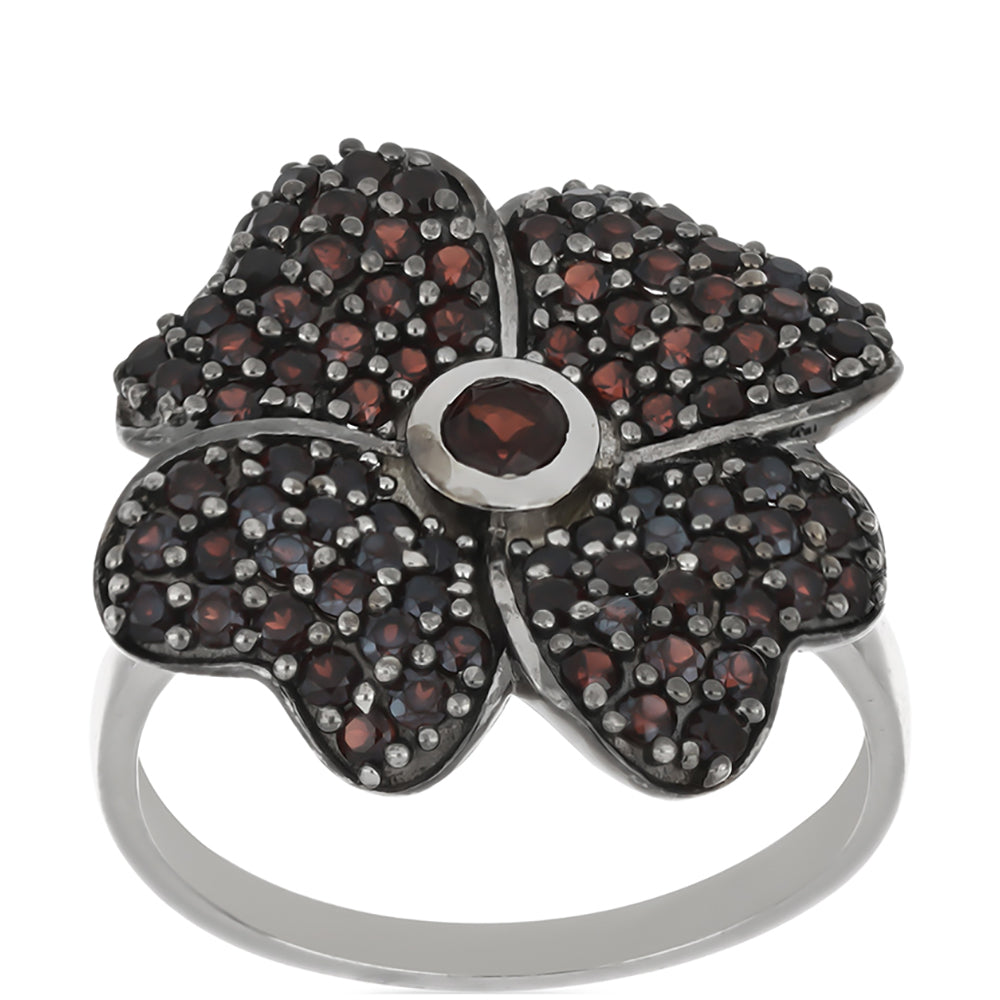 Silberring mit Barton Granat