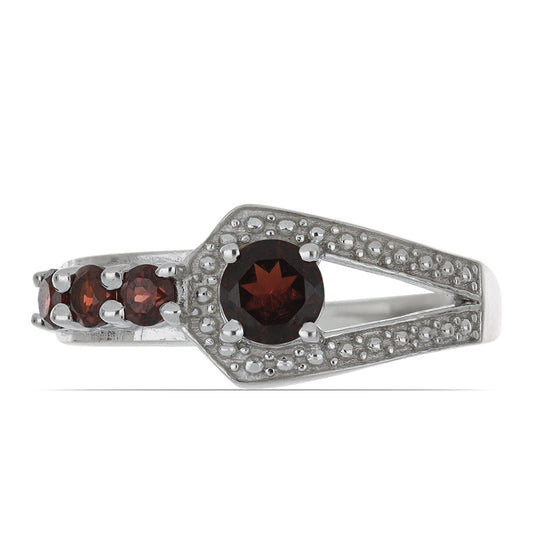 Silberring mit Barton Granat