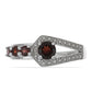 Silberring mit Barton Granat