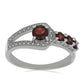 Silberring mit Barton Granat