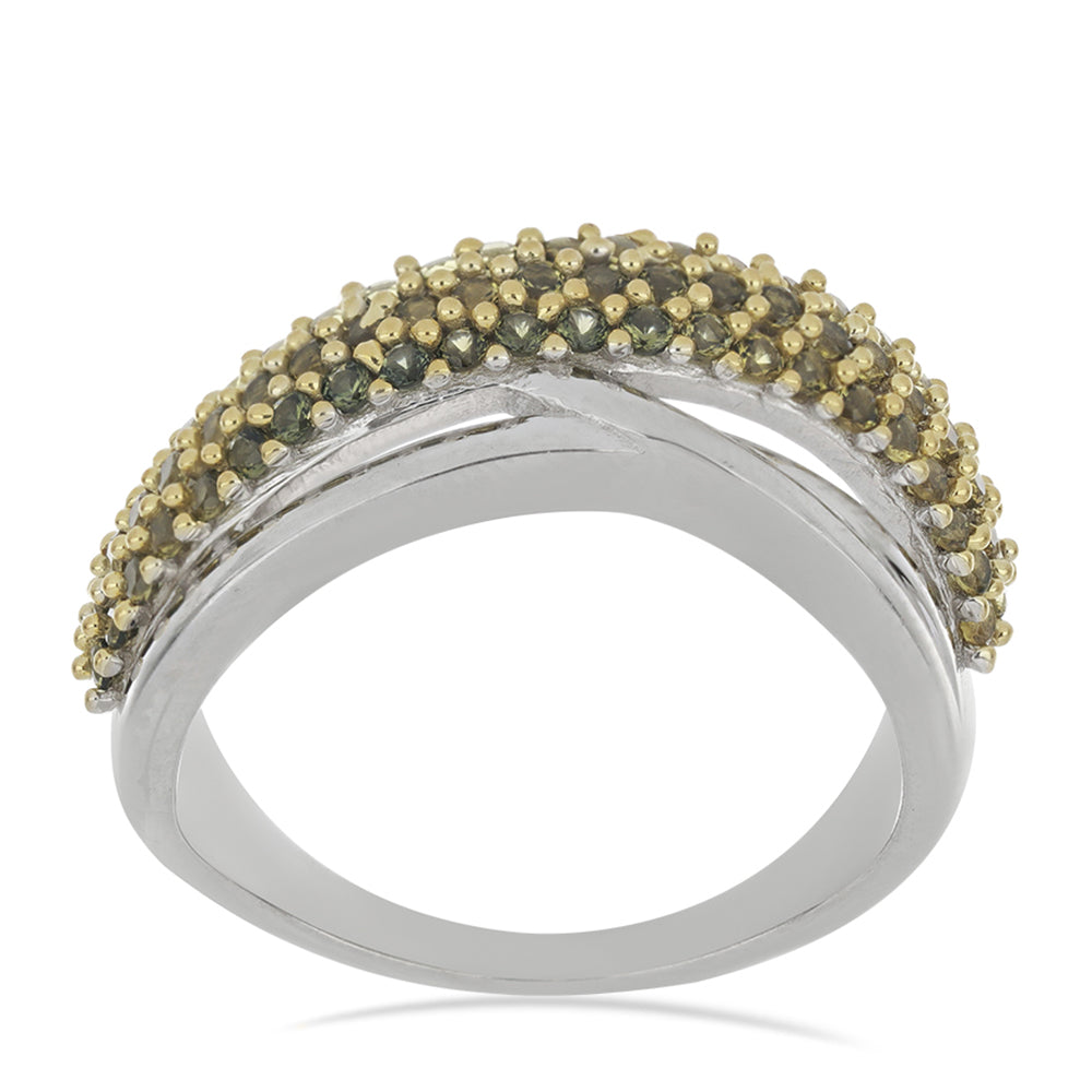 Silberring mit Zitrin aus dem Ural 2 