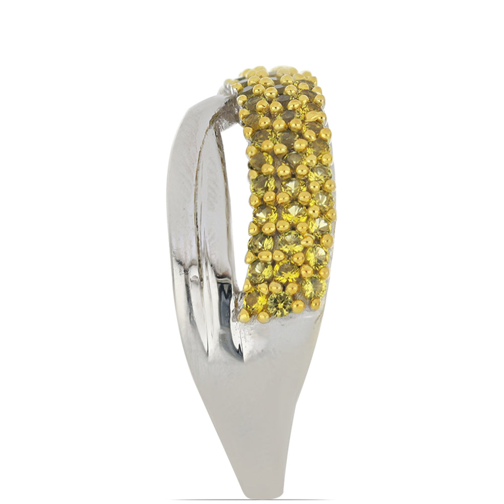 Silberring mit Zitrin aus dem Ural 4 